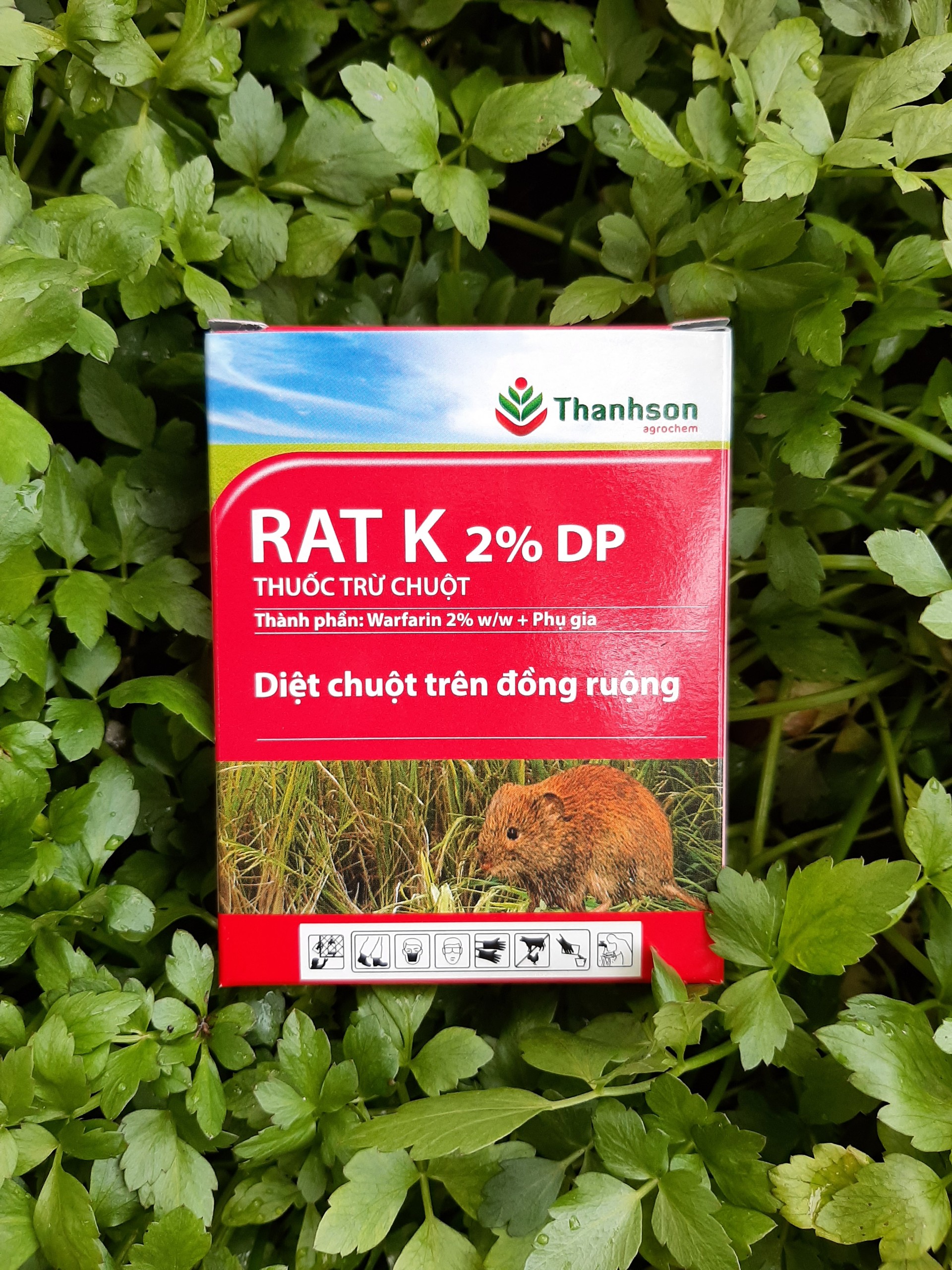 [Freeship Max] Hộp 10 gói thuốc diệt chuột Rat K 2% DP (loại 10gram/gói)_VTNN TRUNG THIEN THINH