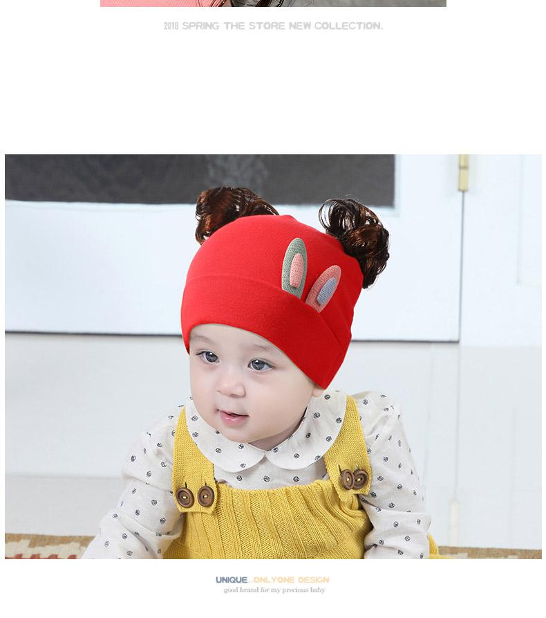 Mũ tóc giả tai thỏ nhỏ cho bé cute(1-36 tháng)