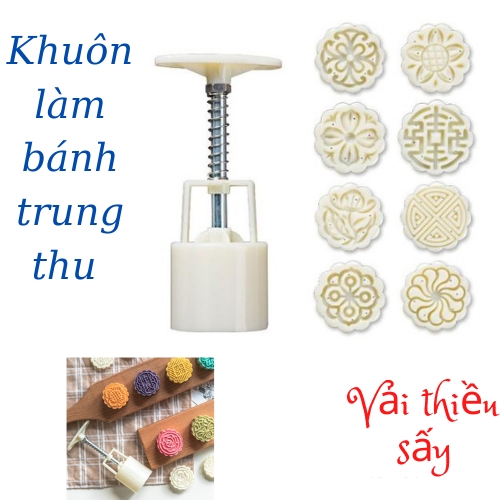 Khuôn làm bánh trung thu , Bộ khuôn làm bánh trung thu lò xo