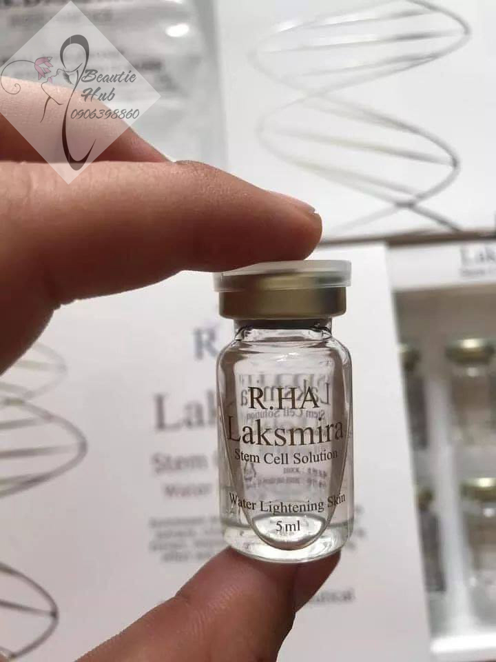 [HCM][Lẻ 1 lọ] Tế bào gốc noãn thực vật trắng da thu hẹp lỗ chân lông Laksmira Stem Cell Solution lọ 5ml Hàn Quốc