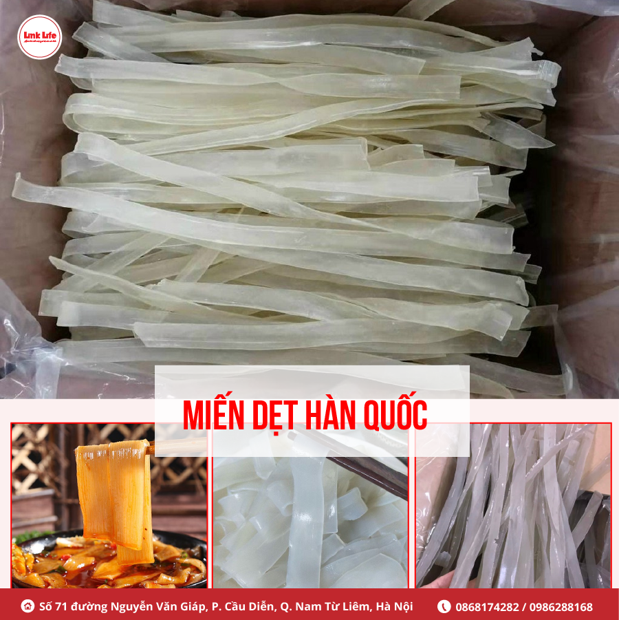 Miến dẹt hàn quốc 1kg