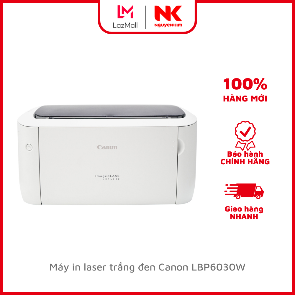Máy in laser trắng đen canon lbp6030w