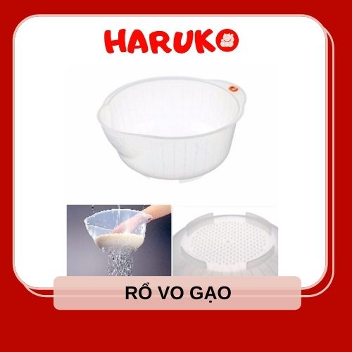 Rổ vo gạo nhựa cao cấp nội địa Nhật