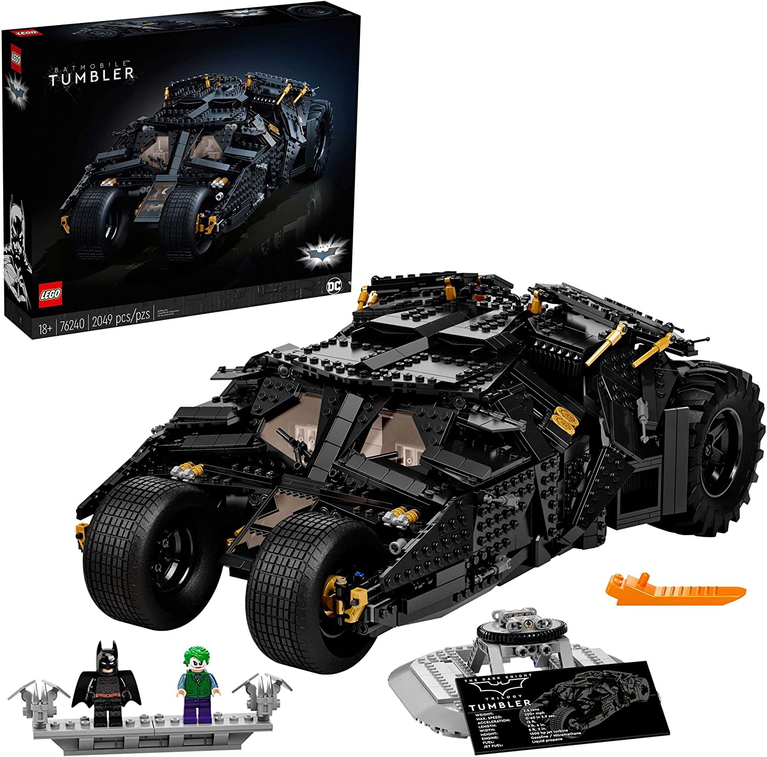 LEGO Batman 76240 LEGO DC BatmanTM BatmobileTM Siêu Xe Tumbler
