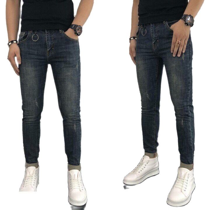 Quần jean nam dài cào nhẹ thời trang nam cao cấp chất jean co giãn
