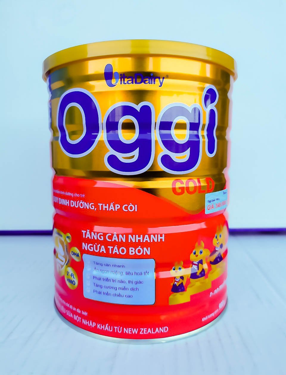 Sữa bột oggi gold 900g tăng cân ngừa táo bón