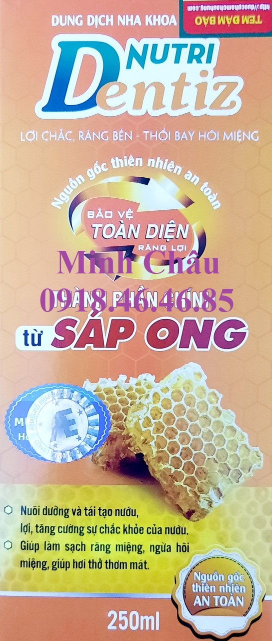 Dd nha khoa nutri dentiz 250ml spaphar