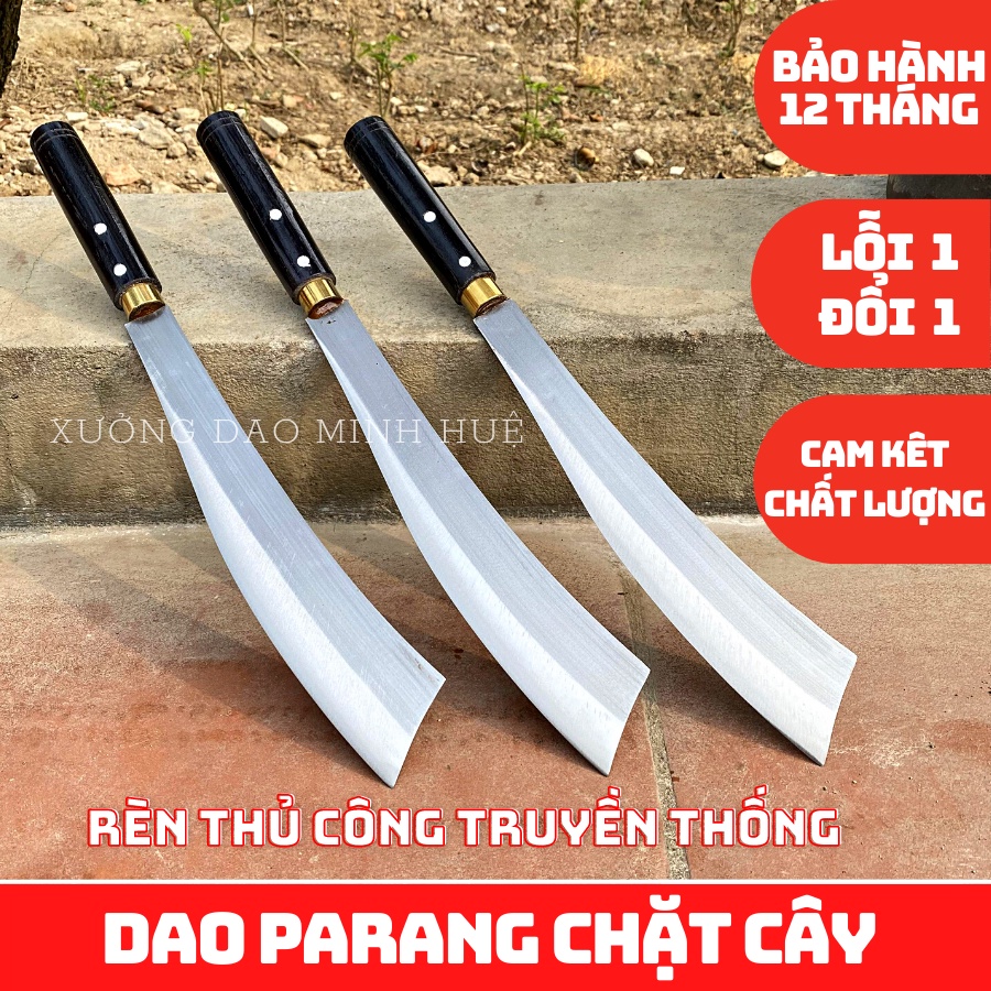 Dao nhà bếp thép nhíp siêu bền - cán cẩm chỉ khâu đồng