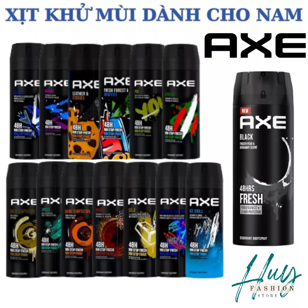 Xịt Khử Mùi Toàn Thân AXE Deodorant Bodyspray 48h Dành Cho Nam 150ml