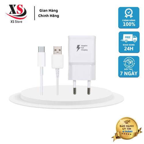 Bộ sạc nhanh ss s8/s9/s10 - sạc nhanh 3.0, cáp type c - xs store