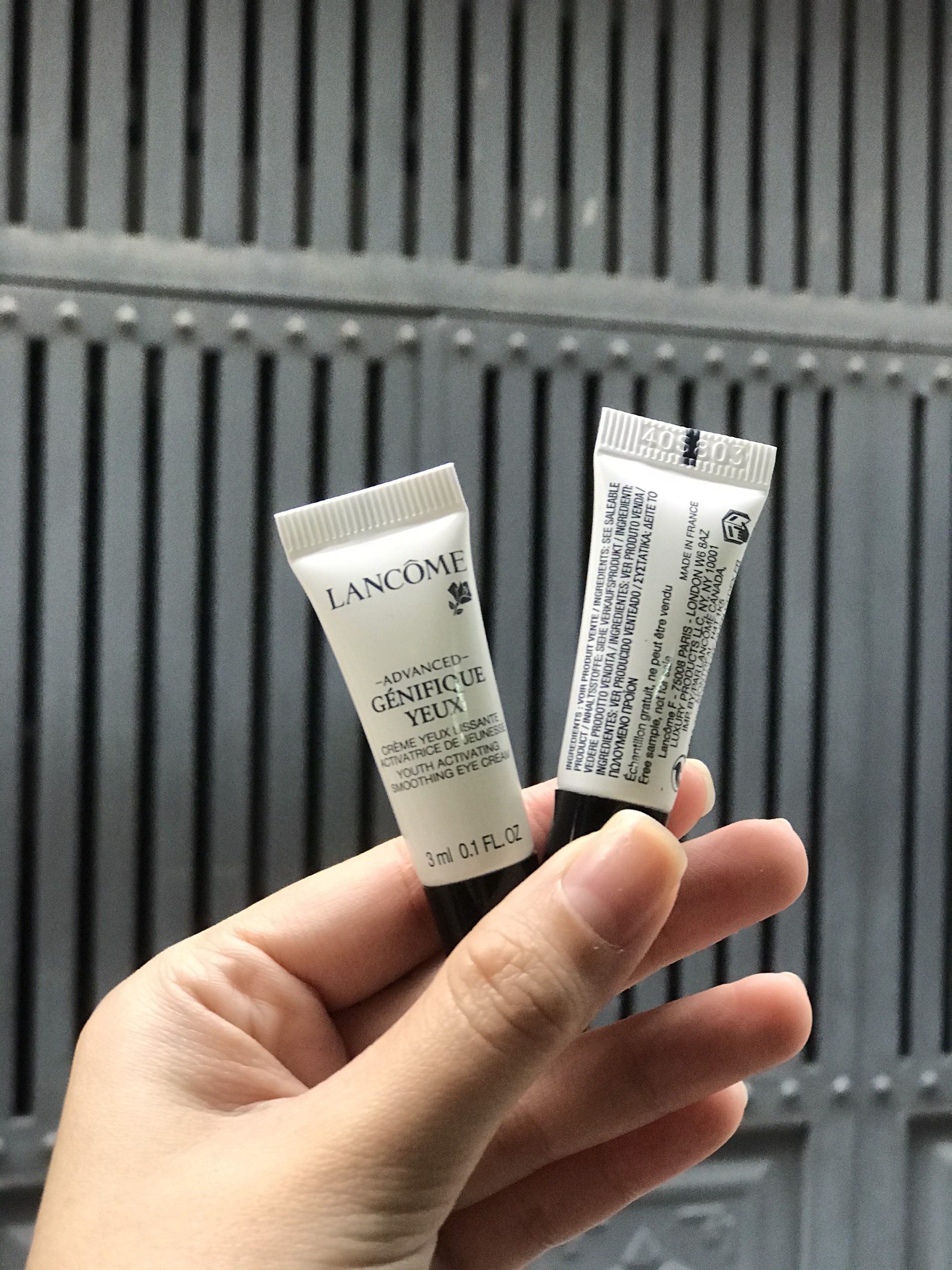 Lancome - Kem dưỡng chăm sóc da vùng mắt Genefique Yeux Minisize 3 ml