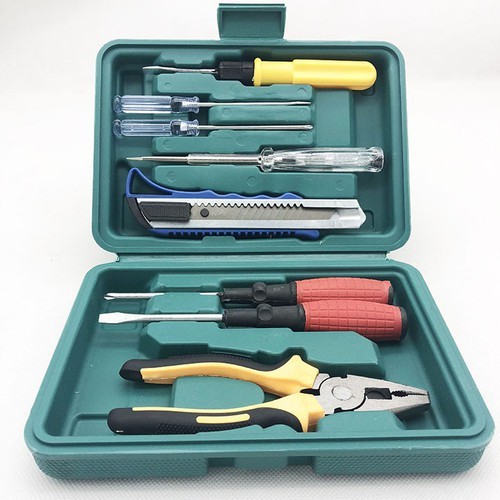 Bộ Dụng Cụ Sửa Chữa Gia Đình Đa Năng 8 Món Tiện Dụng - Dụng cụ tháp ráp kèm hộp đựng có thể mang theo - đồ dùng sửa chữa xe máy - cờ lê - tua vít - ốc vít - phụ kiện sửa chữa - đồ dùng gia đình