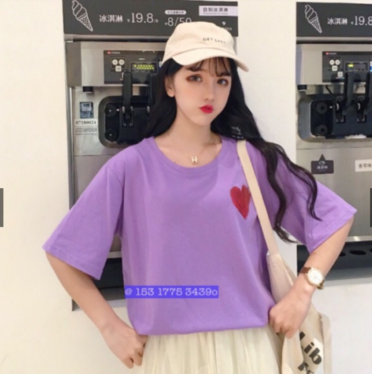 Áo thun tay lỡ form rộng cá tính