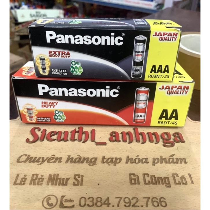 Hộp 30 đôi pin panasonic aa/aaa