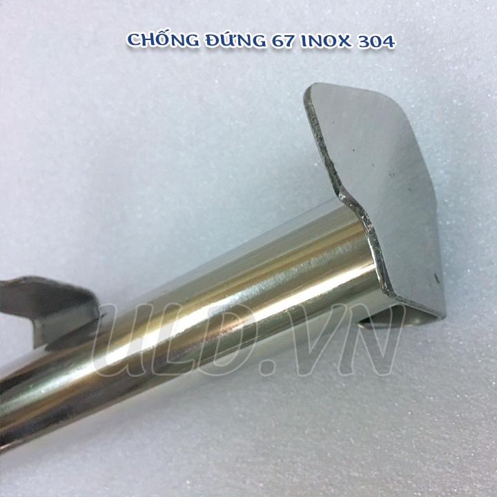 Chống đứng xe 67 bằng inox 304