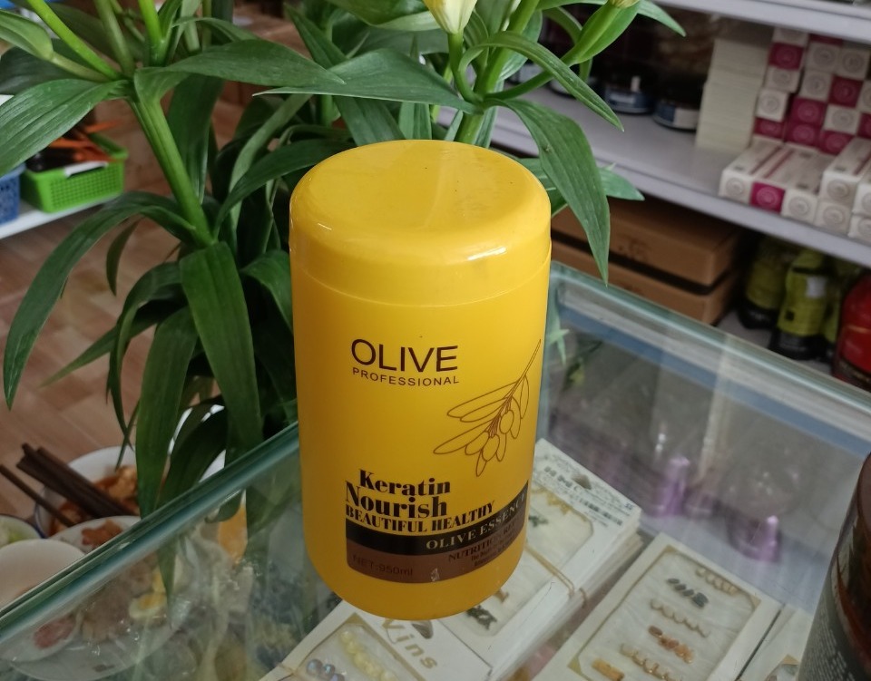 [Chính hãng] [Giá hủy diệt] Hấp Ủ Tóc Tinh Chất Olive mềm mượt phục hồi hư tổn 950ml