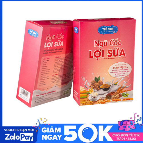Bột ngũ cốc lợi sữa HẢO HẠNG – 20 loại hạt - Miễn phí vận chuyển toàn quốc