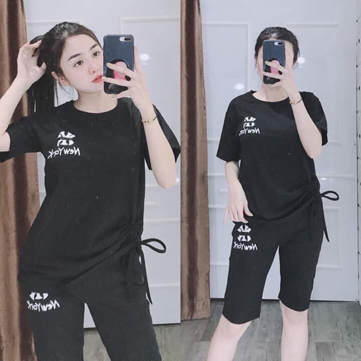 Set bộ thời trang lửng rút dây siêu xinh
