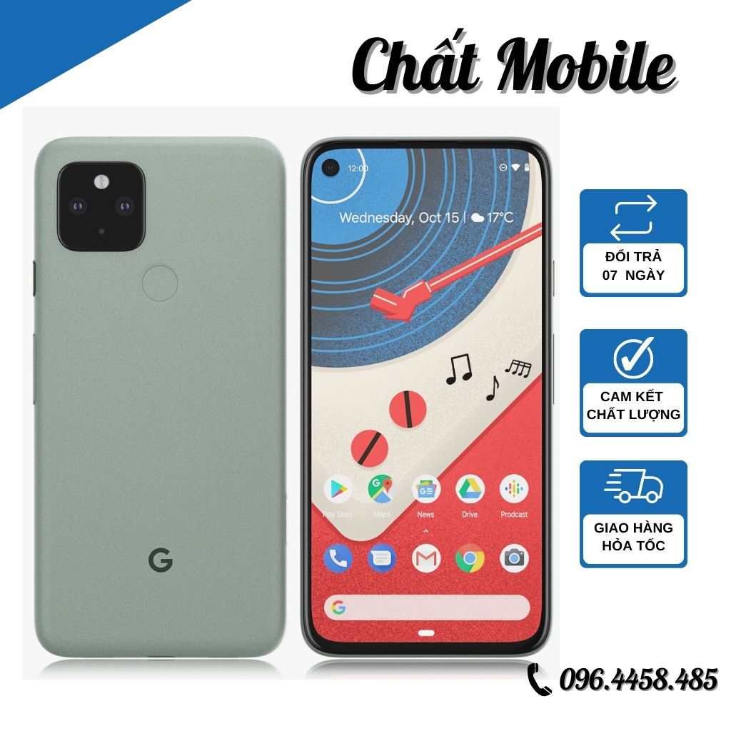 Điện thoại google pixel 5 5g ram 8/128 nguyên zin
