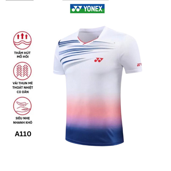Áo cầu lông nam mã FA110 Yonex Favahi thi đấu và tập luyện thể thao, mặc thoải mái co giãn thấm hút mồ hôi