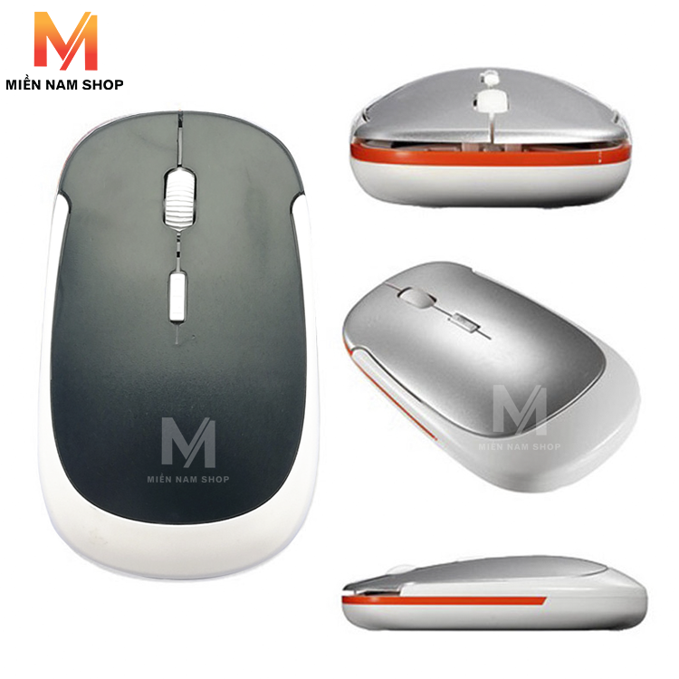 Chuột không dây mỏng DPI thiết kế độc lạ đẹp bền dễ dàng sử dụng tương thích với tất cả các loại máy tính