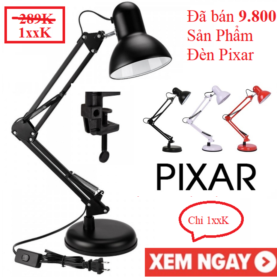Đèn học chống cận nhật bản đèn kẹp mặt bàn, đèn học chống cận thị pixar midoctor, đèn đọc sách, đèn làm việc để bàn chống chói mắt lóa mắt bảo vệ mắt