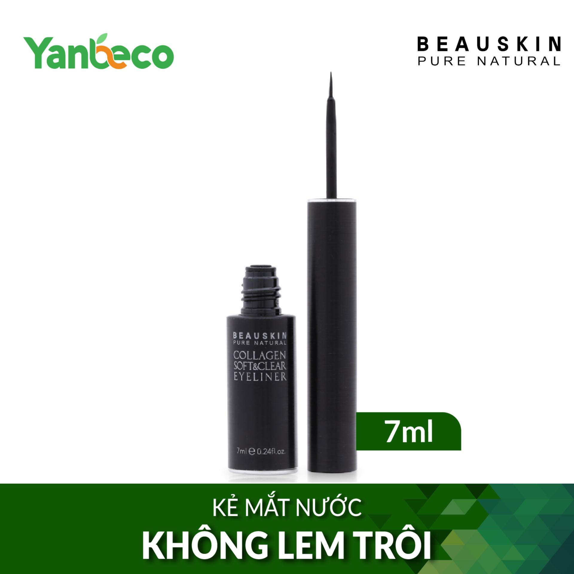 Kẻ mắt nước dưỡng mi không lem Beauskin Collagen Soft & Clear Eyeliner