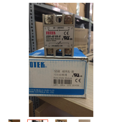 Rơ le bán dẫn, solid state module ssr - 40da 40va 40aa fotek