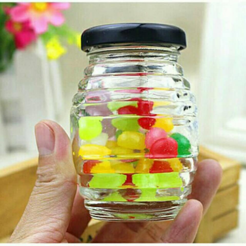 Combo 10 hủ thủy tinh hình ong 100ml