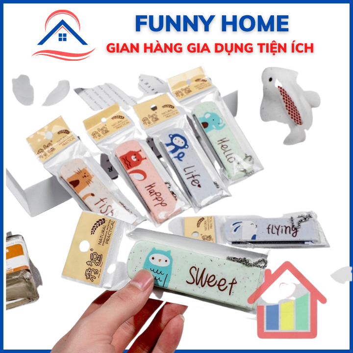 Gương lược chải tóc cầm tay mini cho nữ dễ thương Funny Home