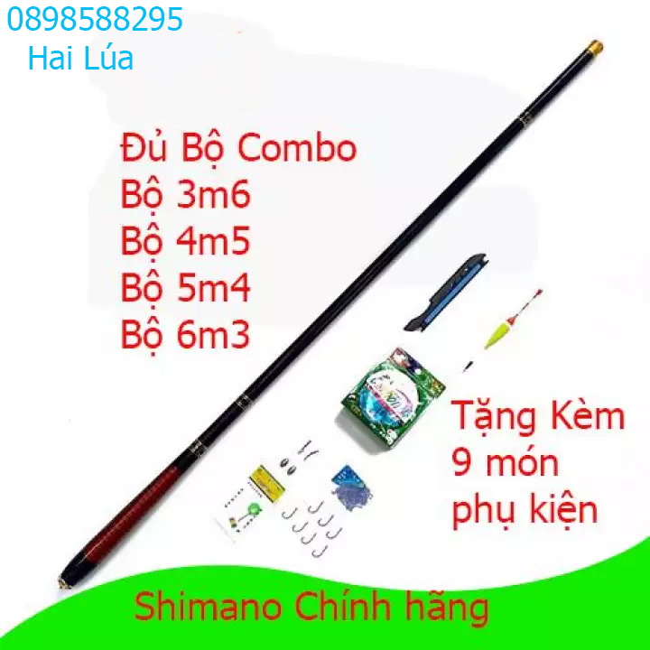 Cần Câu Tay 5H Shimano, Can Cau Ca, Can Cau Tay Shiamno 5H, Cần Câu Tay Giá Rẻ Cao Cấp, đủ size 3m6, 4m5, 5m4, 6m3. Tặng Ngày Bộ phụ kiện như hình 50k