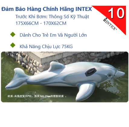 Phao bơi cá heo intex 58535 - phao bơi cho bé phao bơi trẻ em