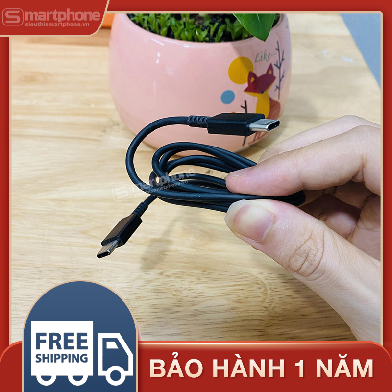 Cáp sạc nhanh Samsung 2 đầu Type-C - Hàng chính hãng zin bóc máy
