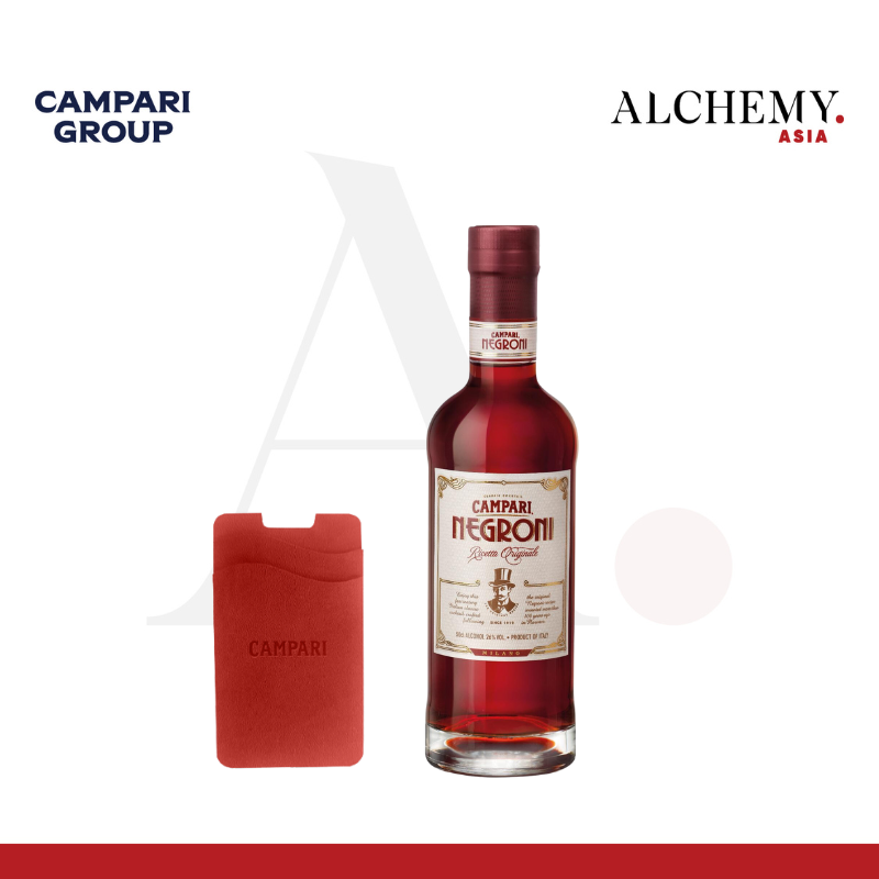 [TẶNG CARDHOLDER] [Trên 18 tuổi] [Chính hãng] Rượu Liqueur Campari Negroni 26% 500ml