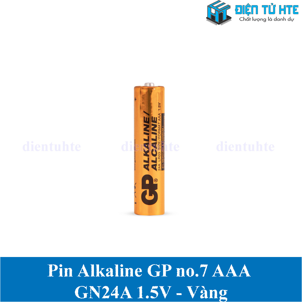 Pin aaa 1.5v no.7 gn24a lr03 alkaline gp vàng