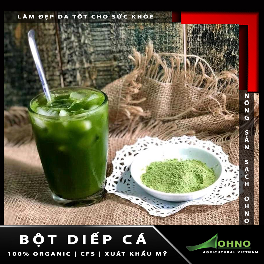 [HCM]THƯC UỐNG GIẢI ĐỘC BỘT DIẾP CÁ 1KG - OHNO - Hàng Chuẩn CFS Xuất Khẩu Châu Âu