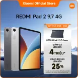 REDMI Pad 2 9.7 4G (4+64GB| 4+128GB) | Màn hình 9.7" siêu nét | Pin khủng 7600 mAh