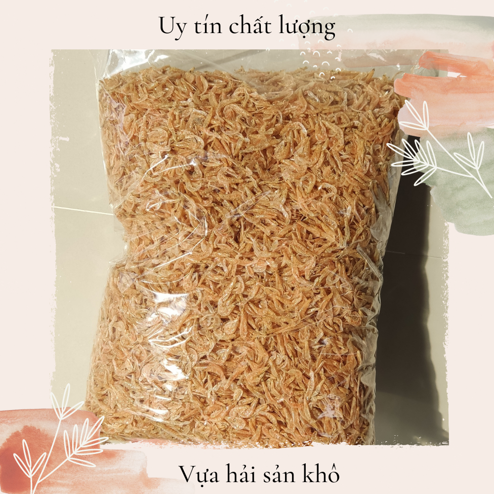 Tép khô biển Nha Trang không tẩm màu gia vị 1kg