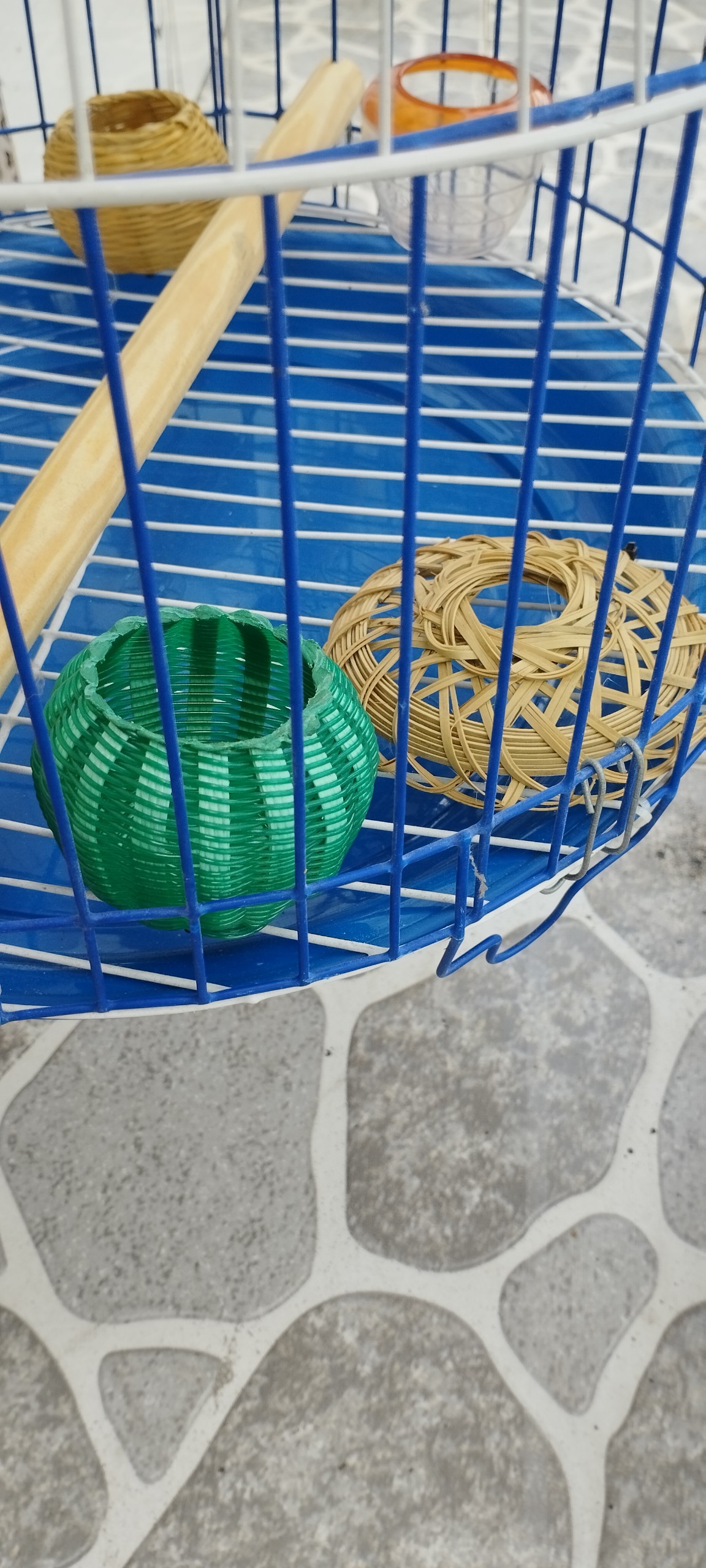 Rọ cước đựng lúa, kê cho chim cu gáy