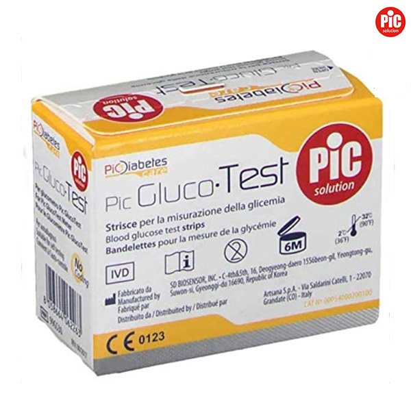 Que thử đường huyết Pic Gluco Test 50 que