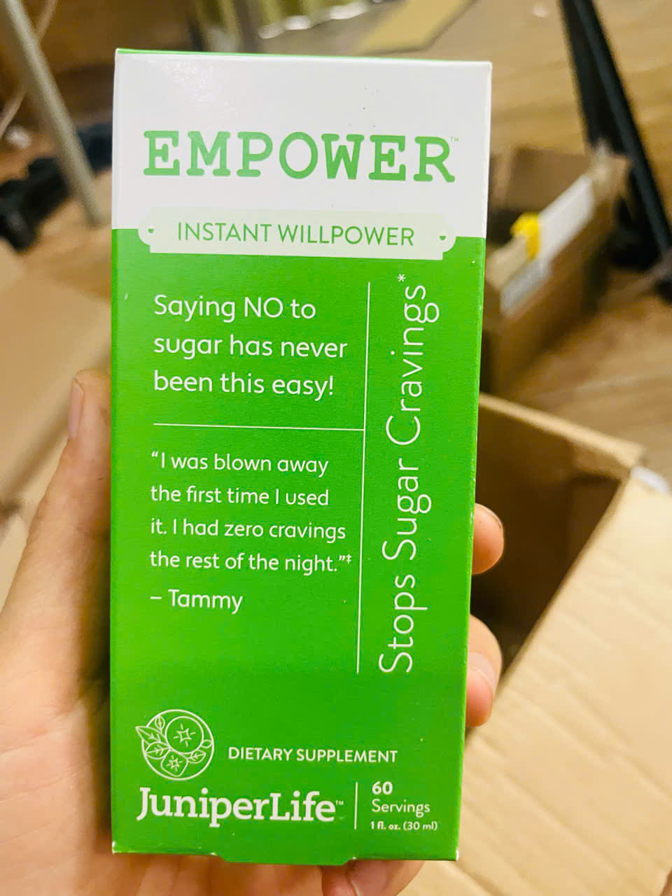 thực phẩm Hỗ trợ giảm cân và ức chế sự thèm ăn,30ml,EMPOWER™ Instant Willpower