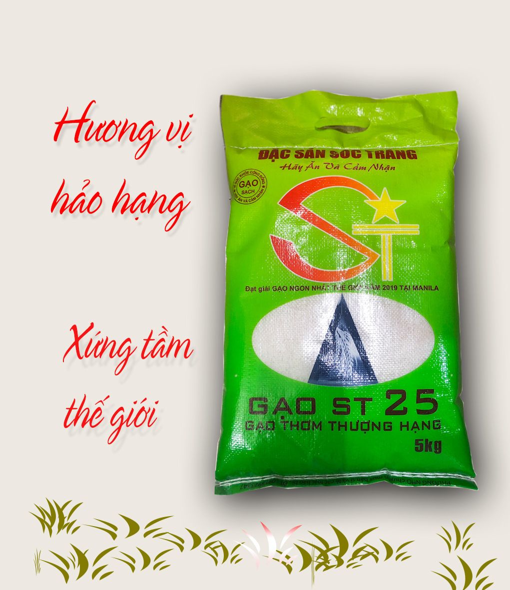 Gạo ST25 gạo ngon nhất thế giới 5kg