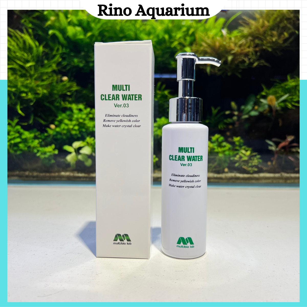 Multi clear water ver.03 100ml - chế phẩm khử màu lũa, khử bụi, khử đục làm trong nước nhanh chóng