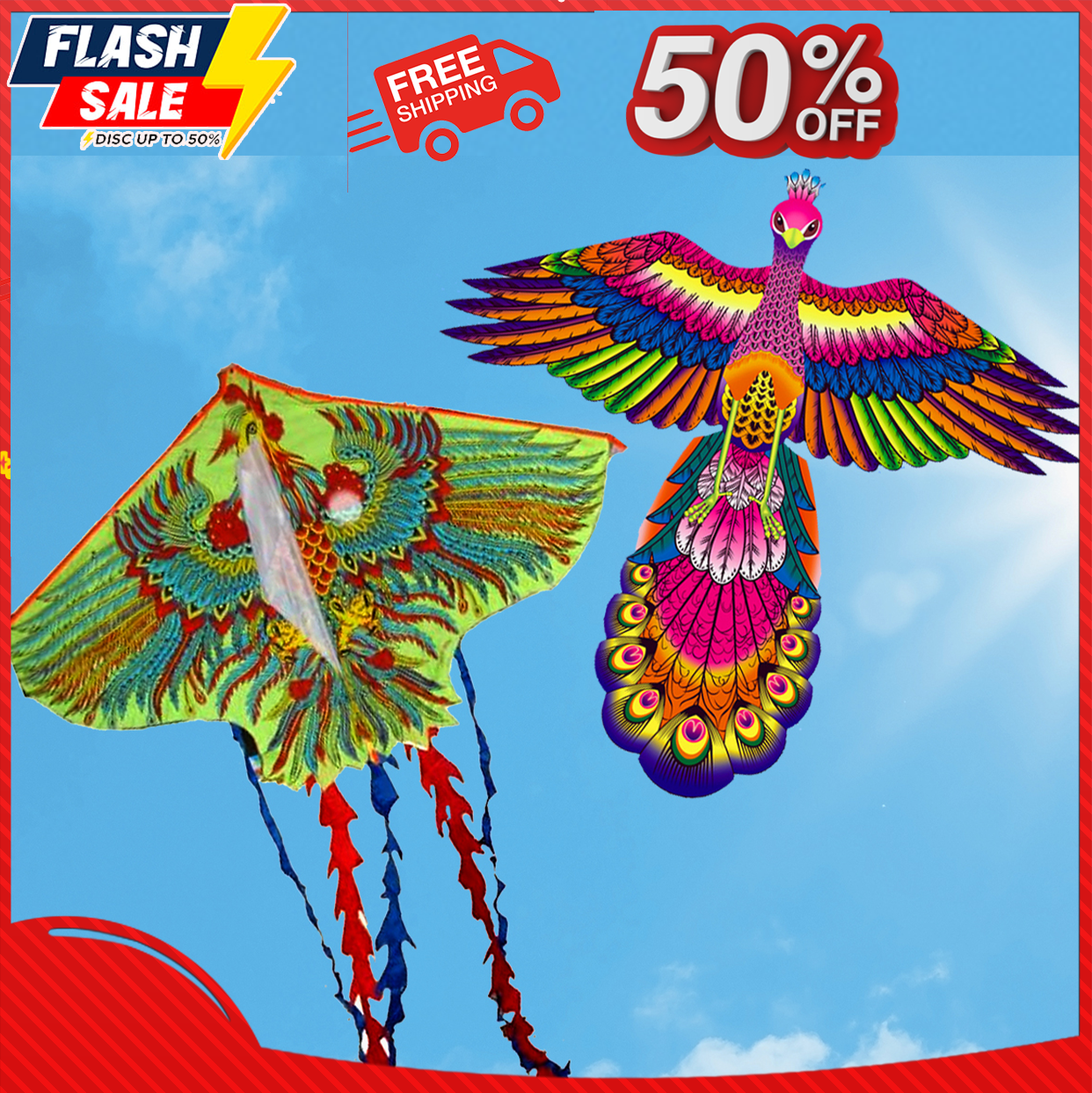   FREE SHIP + TẶNG DÂY Diều độc lạ - Diều Phượng Hoàng - Đồ chơi trẻ em - Diều phụng 5 đuôi Diều phuong hoang - Diều cá mập - diều chim ưng - diều công chúa - diều ma nữ - diều bộ xương - Diều giá rẻ - Đồ chơi đi biạ 