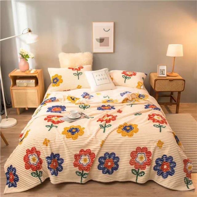 Chăn tuyết nhung tăm siêu mềm mịn - kt: 2m*2m3