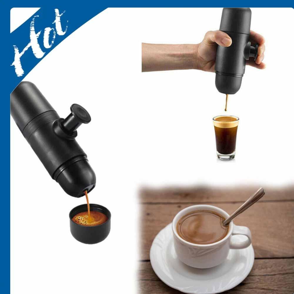 Máy pha cà phê Espresso cầm tay Máy pha cà phê Mini Cắm trại Du lịch Mini 1-Cup