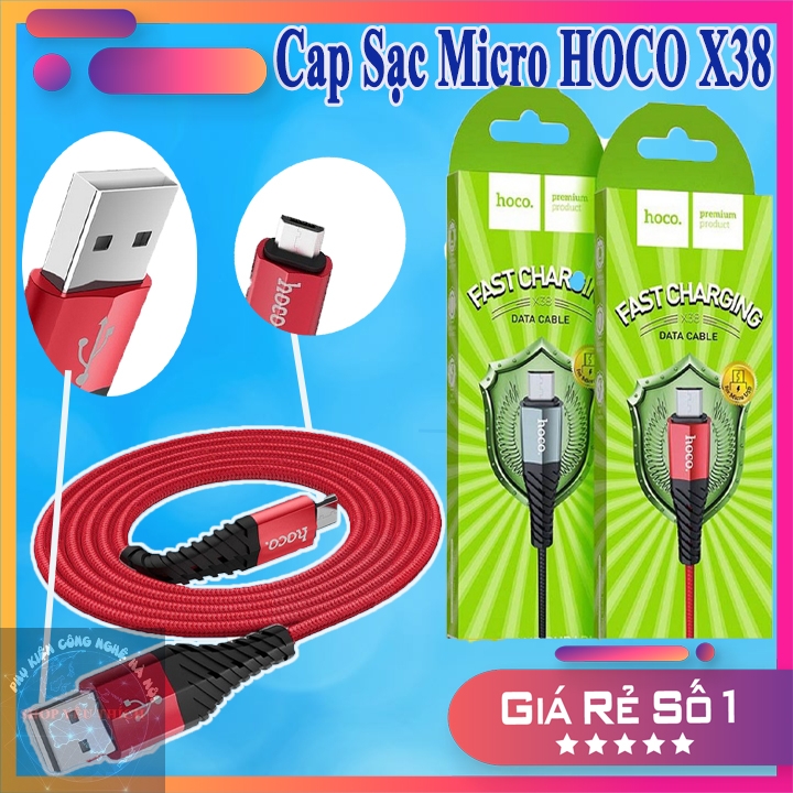 HÀNG LOẠI A | CÁP SẠC MICRO USB | HOCO X38 | SKYTHUONGMAI - 28002