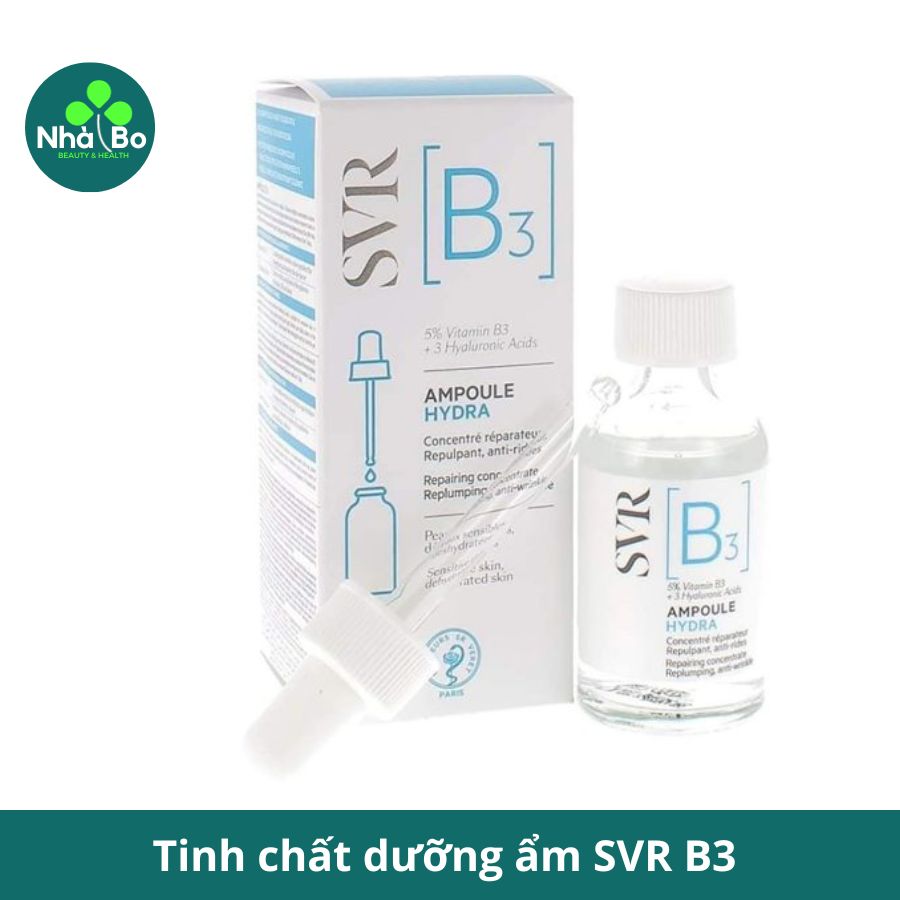 Tinh chất dưỡng ẩm, chống nhăn da SVR B3 Serum Ampoule Hydra 30ml