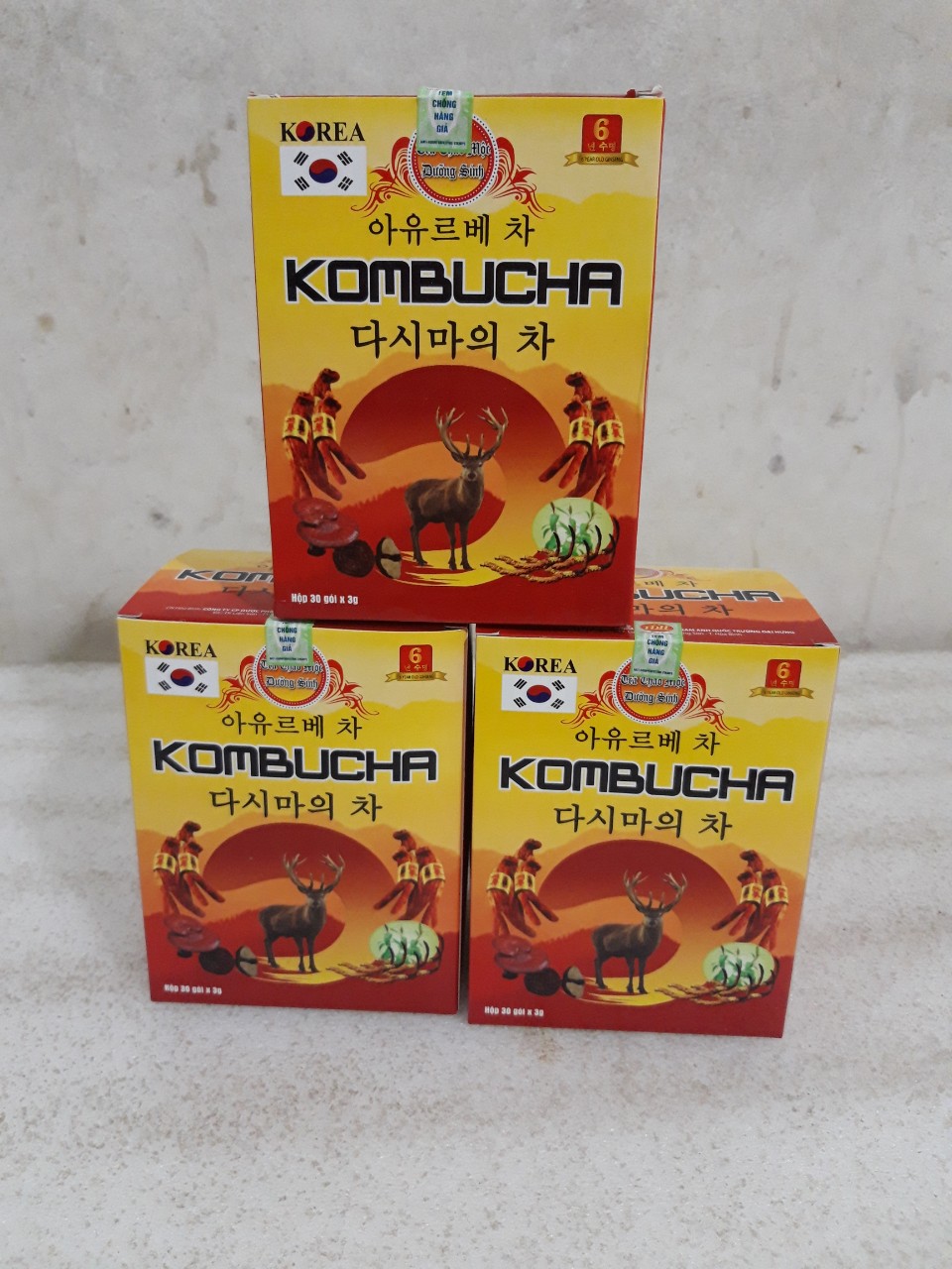 Combo 3 hộp trà dưỡng sinh kombucha