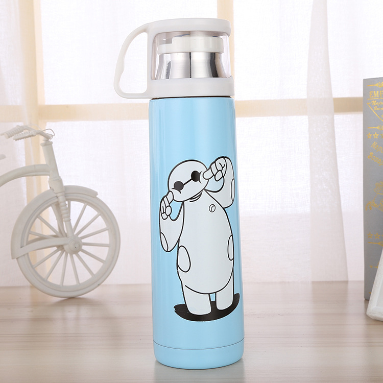 Bình giữ nhiệt Inox cao cấp 500ml - Big Hero